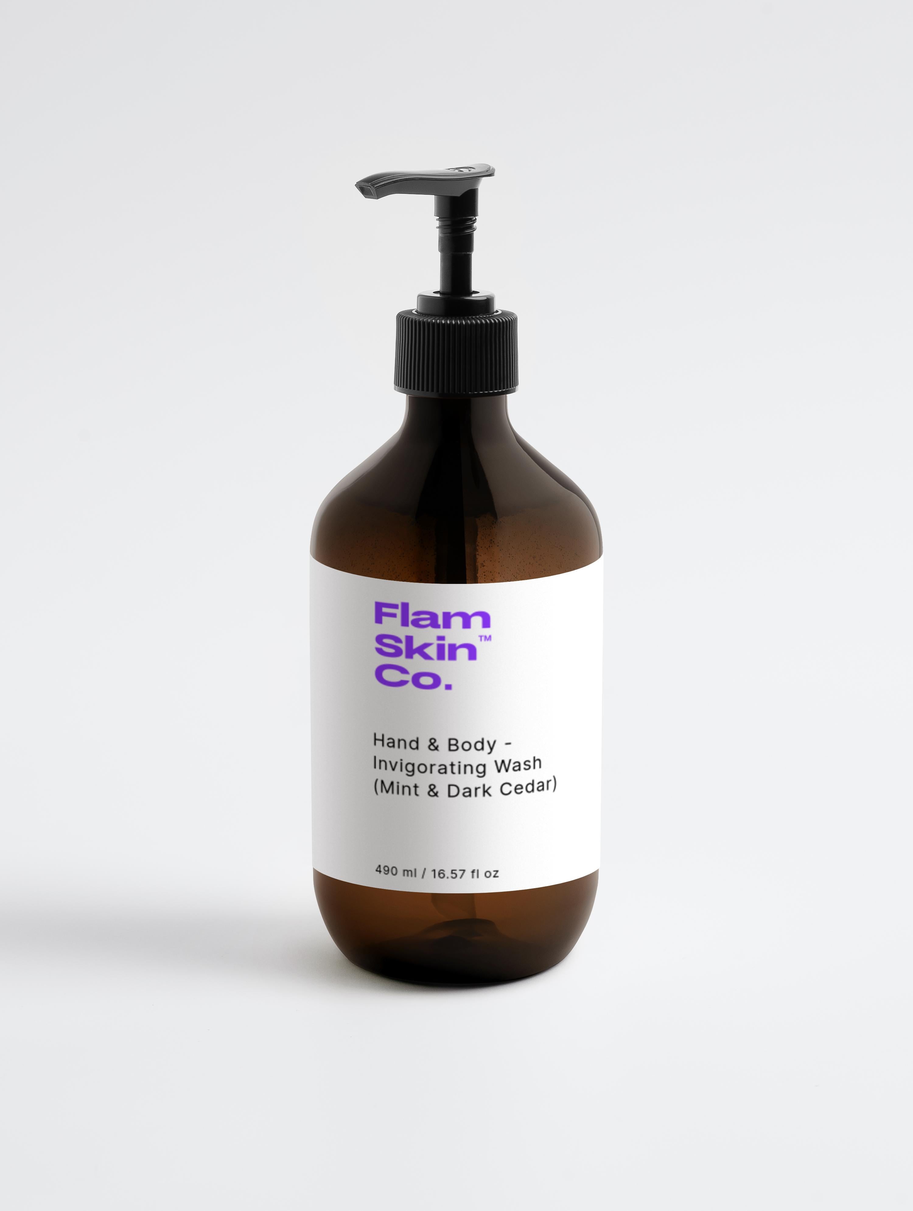 Hand & Body - Invigorating Wash (Mint & Dark Cedar)